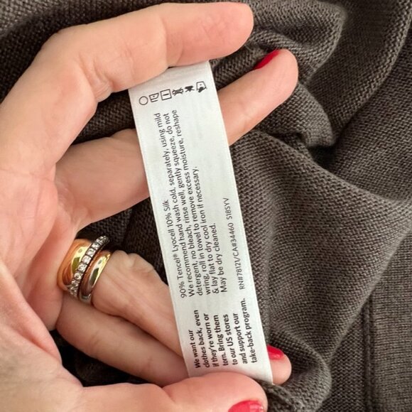 St. John knitted brown blouse size M - Picture 5 of 5